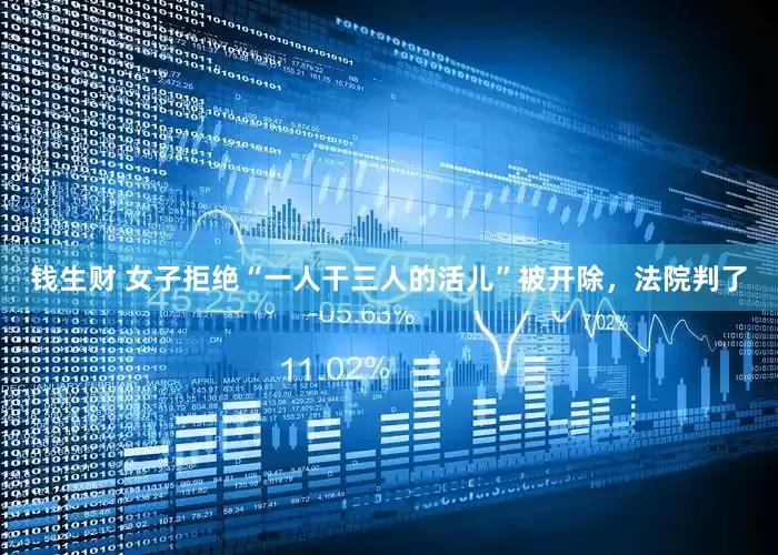 钱生财 女子拒绝“一人干三人的活儿”被开除，法院判了