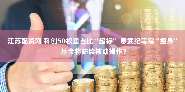 江苏配资网 科创50权重占比“超标” 寒武纪等需“瘦身” 基金将陆续被动操作？